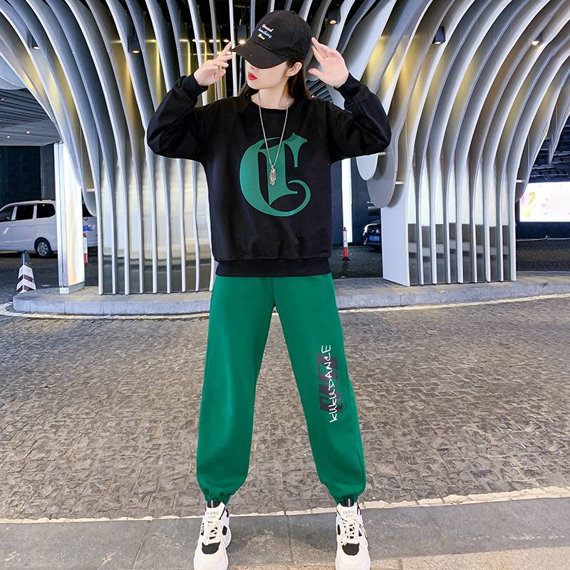 Square dance clothing new suit sportswear fitness festival fashion autumn and winter long sleeves Yang Liping ghost step dance women
