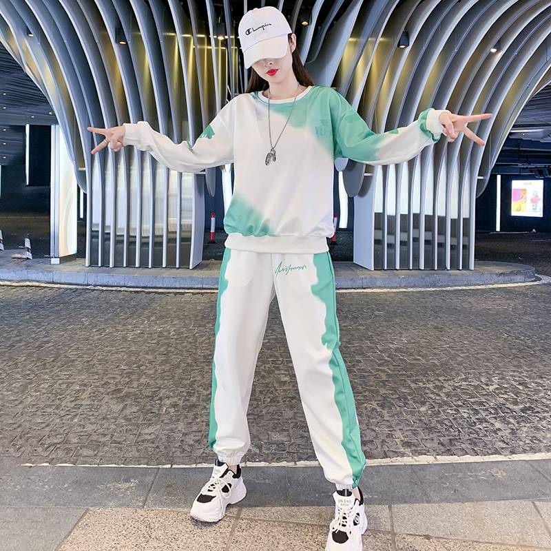 Square dance clothing new suit sportswear fitness festival fashion autumn and winter long sleeves Yang Liping ghost step dance women