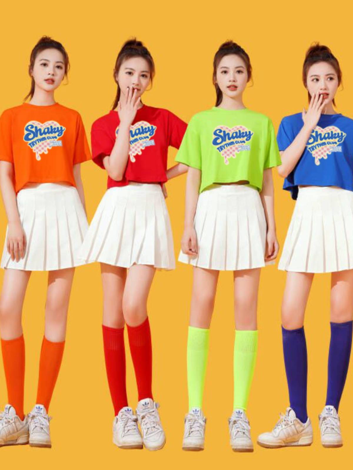 New Student La La Run Fuck Exercise Open Performance Service Lala Team Gymnast Stage Set Performance Clothing
