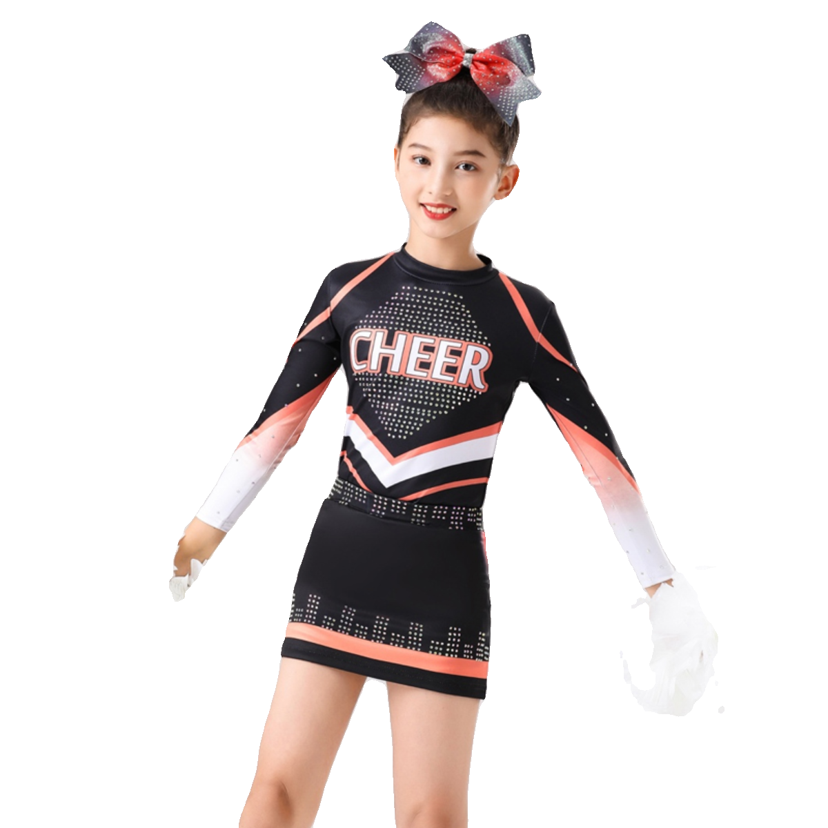 Professional custom cheerleading competition service female Lala team children's performance service fitness exercise art dance competition performance