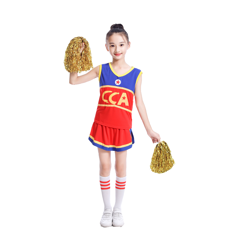 Grade service service men's and women's CCA training service seven -color star group gymnastics opening ceremony bodybuilding clothing summer autumn sports meeting