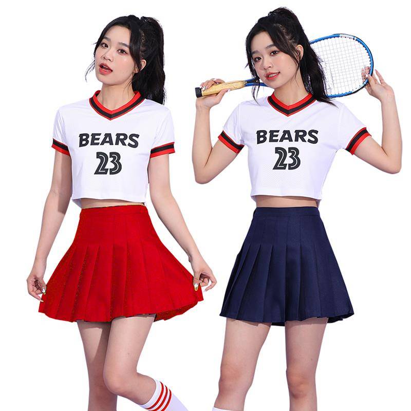 Student La La Raoming Performance Clothing Adult Female Stage Installation La Team playing singing dance bodybuilding suit