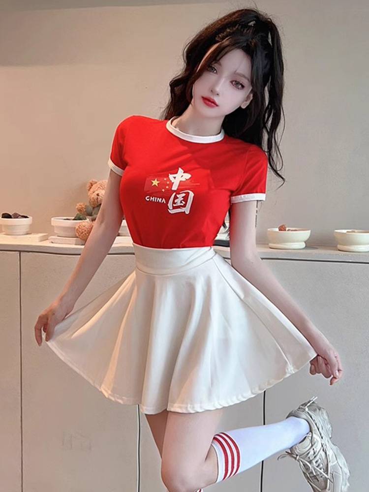 College Student Games La La Raoming Open Performance Service New Gygmaker Set Set Set Modern Dance Clothing