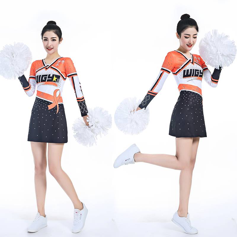 Aesthetic performance clothing primary and elementary school student gymnastics performances men's and women's competition uniforms la la la fuck Lala team uniform