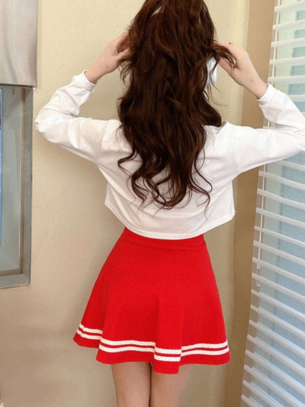 Student Lara Fuck Group Games Opening Ceremony Set Women's Long Sleeve Graduation Season Student Symbols Dance Dance Series