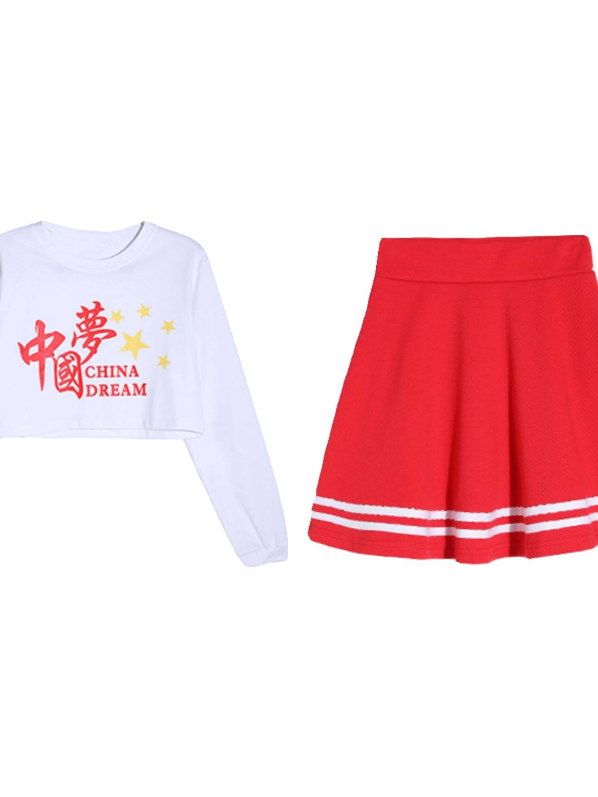 Student Lara Fuck Group Games Opening Ceremony Set Women's Long Sleeve Graduation Season Student Symbols Dance Dance Series