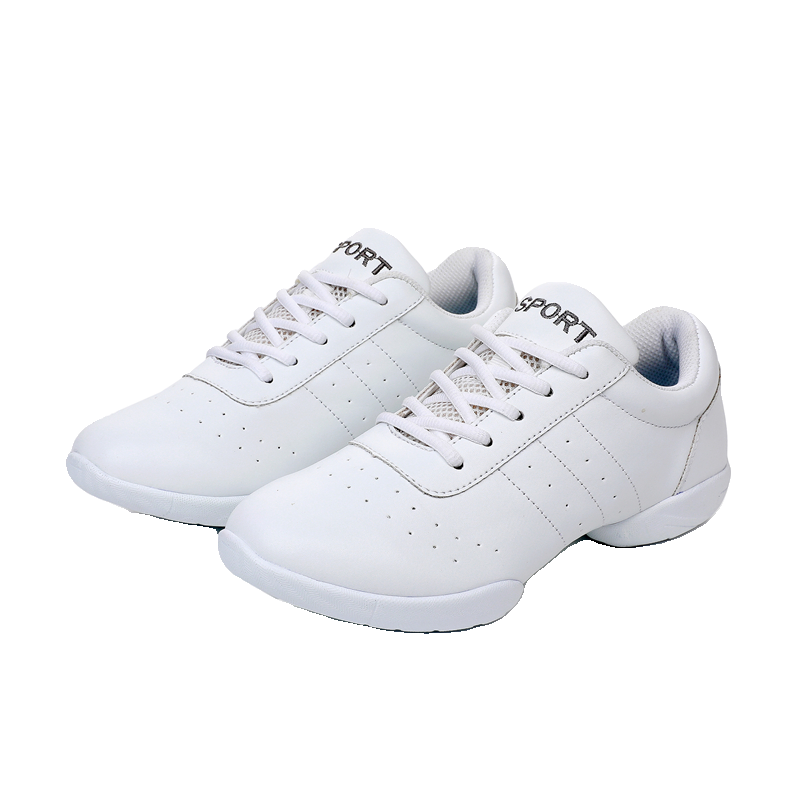 Competitive Jianmei Shoes White Fitness Shoes Sports Sports Shoe Fuck Fuck Fuck Female Training Competition Shoes Soft Waves Children Jazz