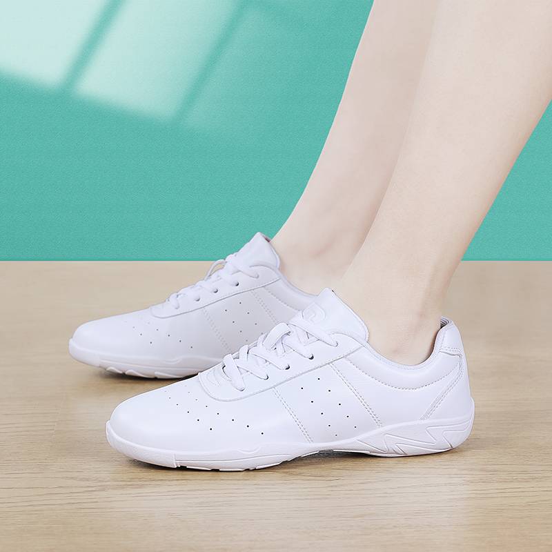 Athletic Aesthetics Children's Professional White Gymnastics Shoes La La Raoming Sports Sports Male and Girls Competition Training Performance Dance Shoes