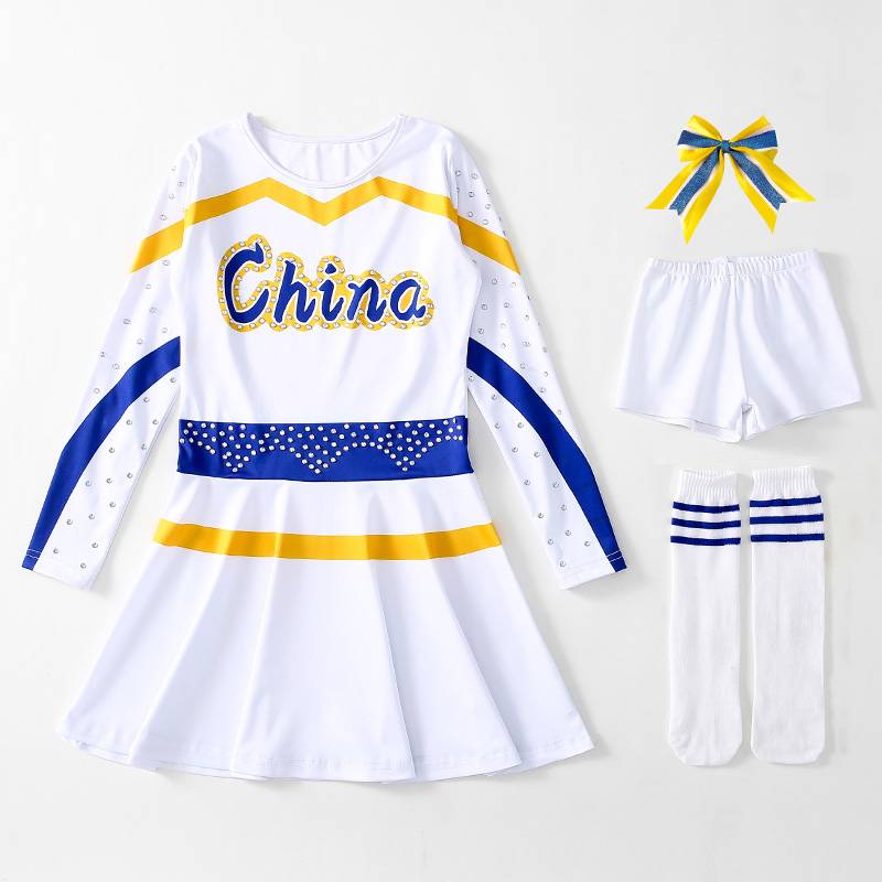 Adult cheerleading cheerleading performance service popular fitness exercise competitive performance service children's Lara team men's and women's set