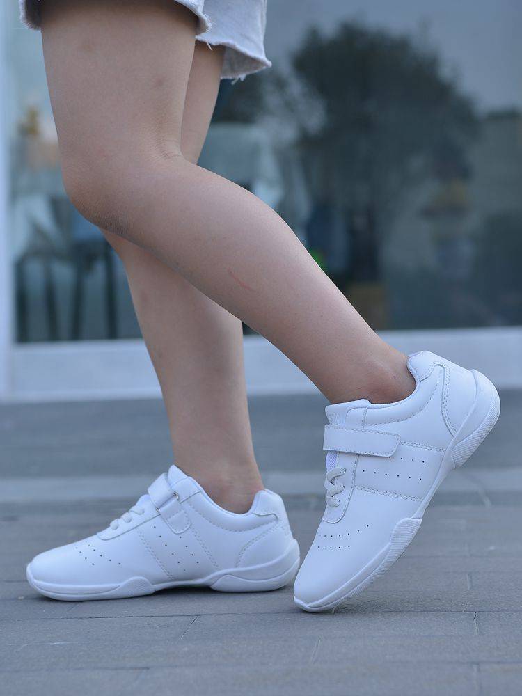 Yingrui Children's Competitive Jianmei Fuck Shoes White La La La Fuck Fuck Football Training Competition Shoes Baby Gymnastic Shoes and Dance Shoes
