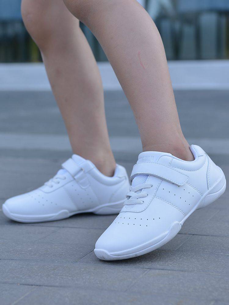 Yingrui Children's Competitive Jianmei Fuck Shoes White La La La Fuck Fuck Football Training Competition Shoes Baby Gymnastic Shoes and Dance Shoes