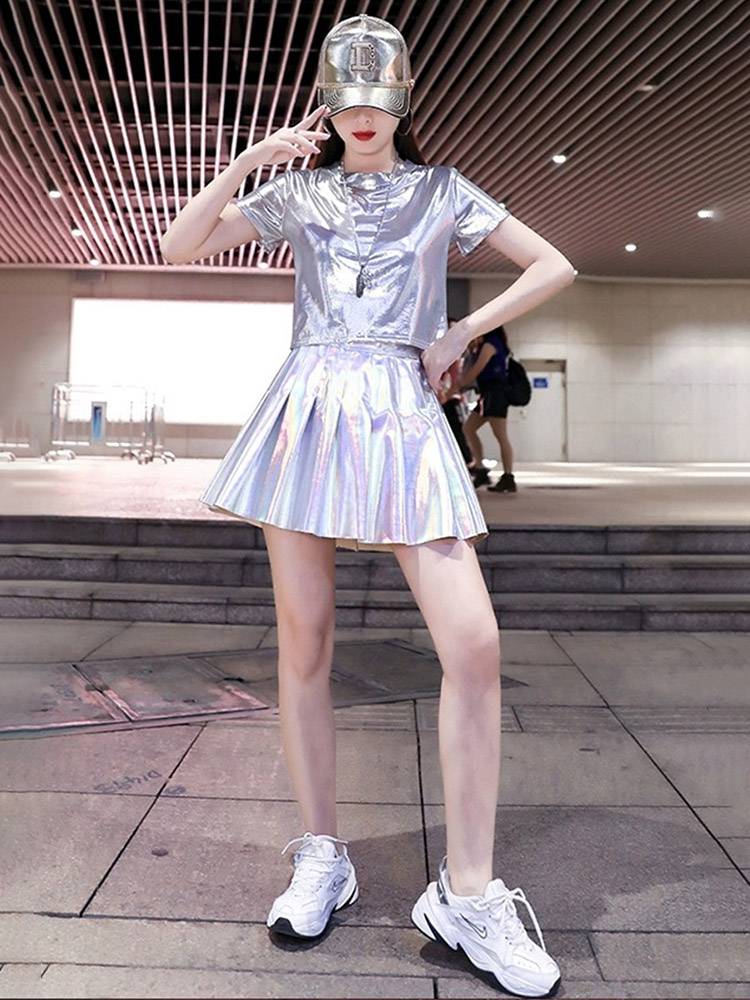 Bodybuilding clothing women's group adult football baby Lala team cheerleading song performance dance cheerleader set