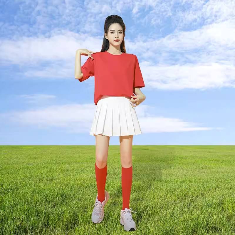 The opening ceremony cheerleading cheerleading team performance service adult female middle school students' gymnastics performance clothing dance set