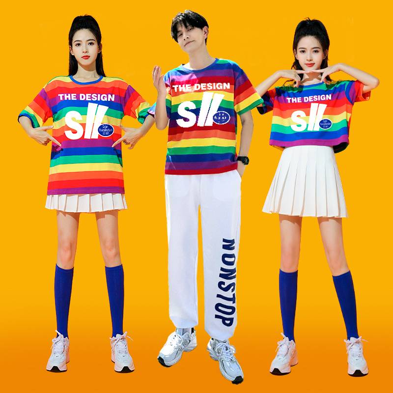Student La La Raoming Performance Clothing Adult Female Stage Installation La Team playing singing dance bodybuilding suit