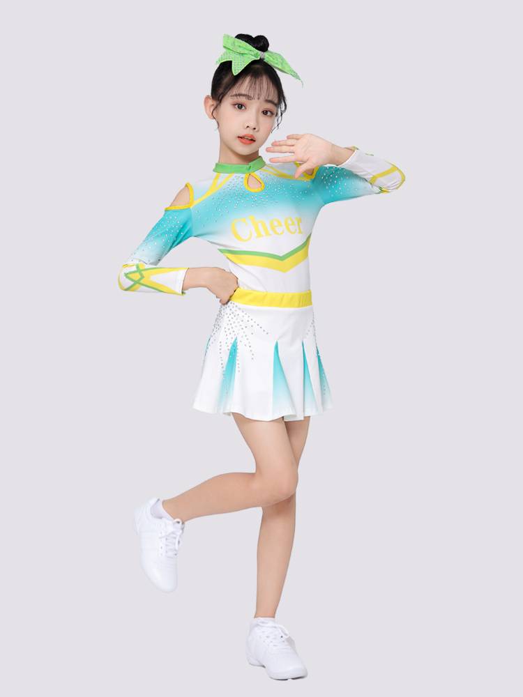 Children's Athletic Gymnastics Delivery Primary and Middle School Students La La Team Performing Girls' Bodybuilding Professional Competition Clothing