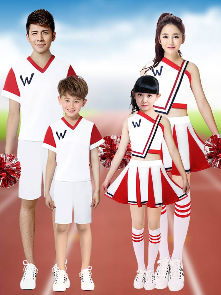 Summer Games Short -sleeved Children's Set Adult Student New Trend La La Team Aesthetic Jazz Performance Service