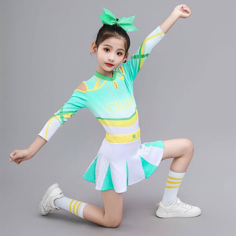 Children cheerleading performance service women's group gymnastics team competitive cheerleader sports gymnastics clothing