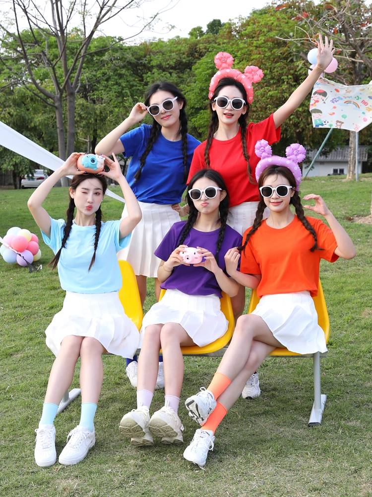 The Korean troupe stage dress, a candy-coloured dress suit for college students, and a spa cheerleader