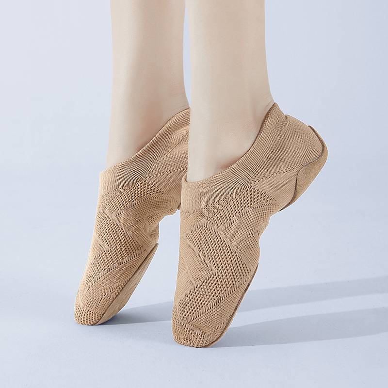 Dance Shoes Female Soft -bottom Teacher Bodybuilding Following Shoes Yoga Jazz adult indoor cheerleading Latin dance anti -slip