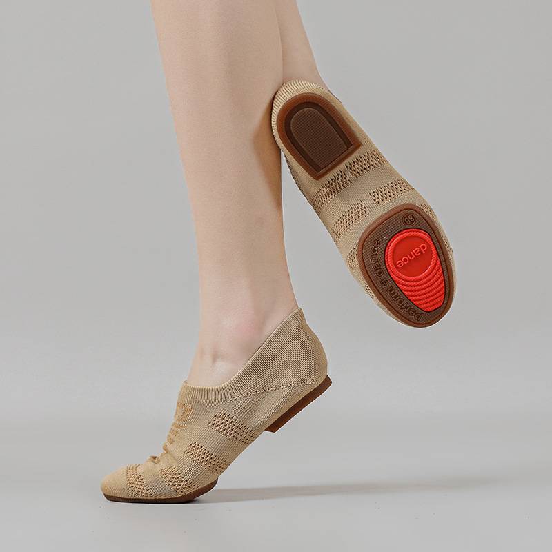 Dance Shoes Female Soft -bottom Teacher Bodybuilding Following Shoes Yoga Jazz adult indoor cheerleading Latin dance anti -slip