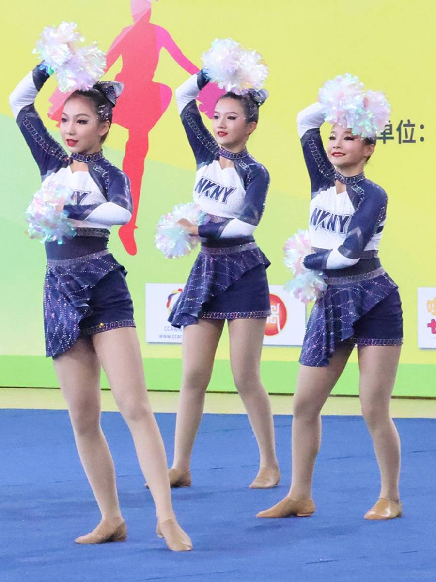 Custom cheerleading competition clothing cheerleading team performance fitness fucking suit dance dance dance service 23 new female men