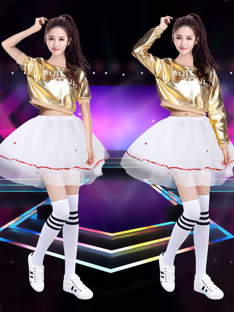 Sequenant cheerleader clothing and gym performance clothing cheerleader performance service university student jazz dance clothing cheerleades