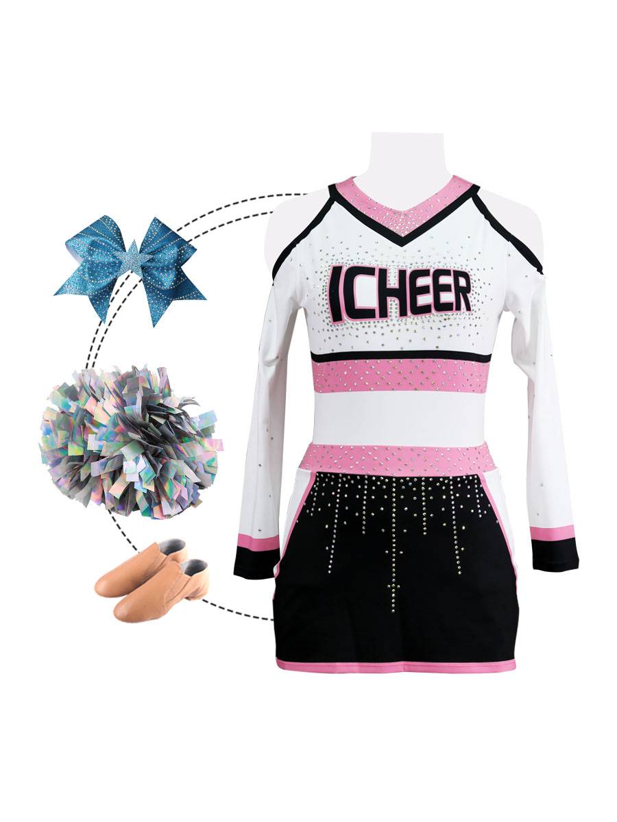 New style cheerleading competition uniform group sports uniform custom suit campus dancing performance clothing and gymnastics competition