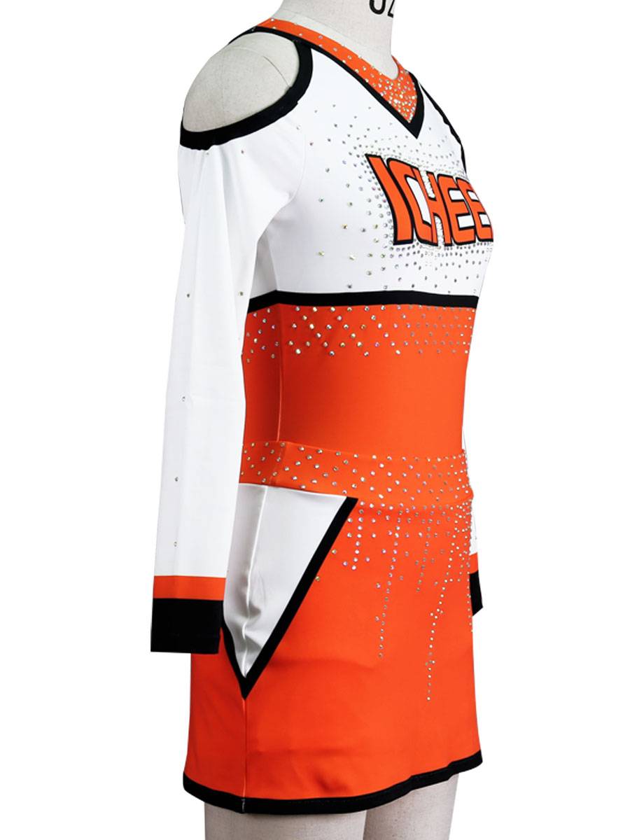 New style cheerleading competition uniform group sports uniform custom suit campus dancing performance clothing and gymnastics competition
