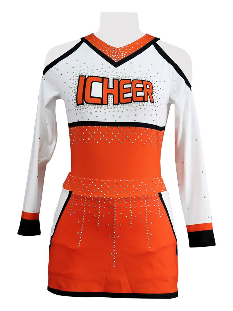 New style cheerleading competition uniform group sports uniform custom suit campus dancing performance clothing and gymnastics competition