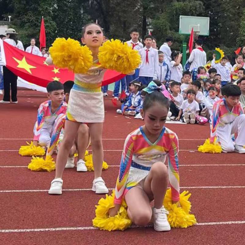 La La Team clothing girls and children performing clothes la lam carager dance competition uniform sports performance service
