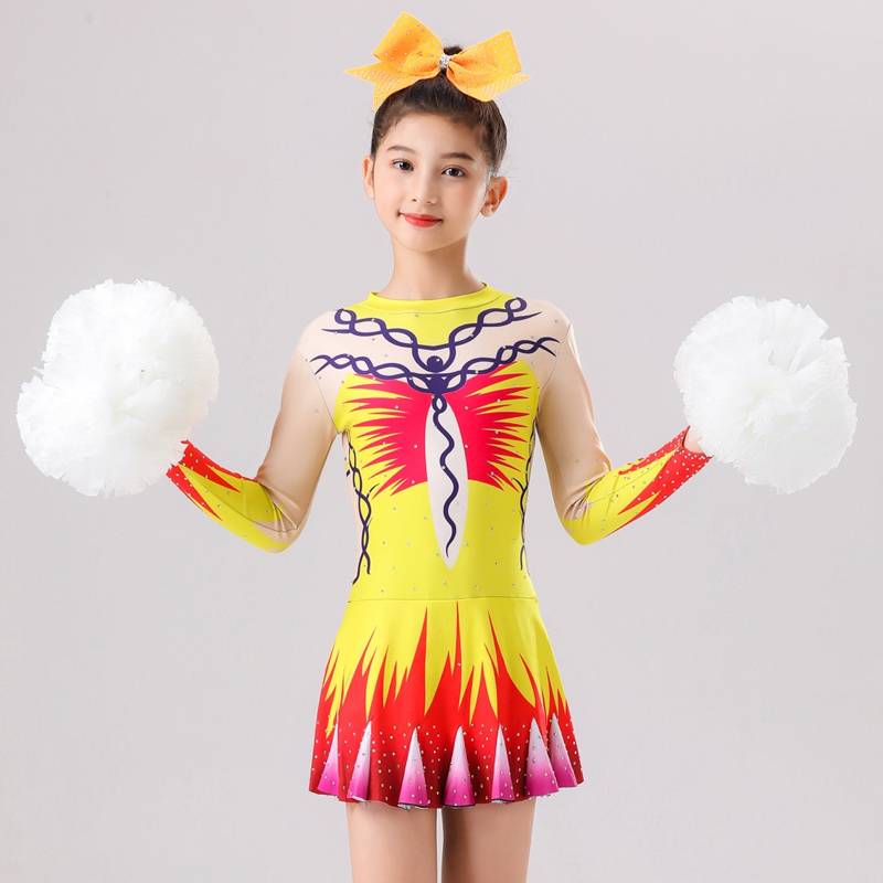 New professional cheerleading competition clothing women's gym performance service children's Lara team art dance performance clothing