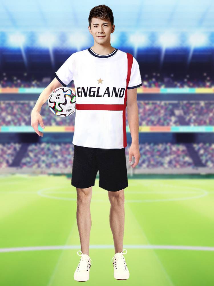 Adult couple model cheerleader cheerleading Kaibao Performance Services World Cup Fan Team Unified National Ball Uniforms