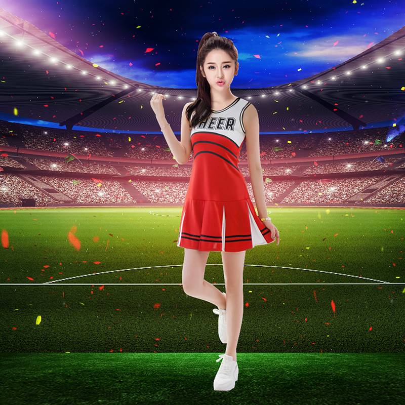 ♪ Soccer baby cheerleading costume ♪