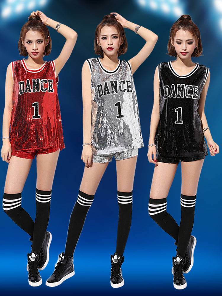 Jazz dance national dance cheerleading team clothing children's choiring group gymnastics set elementary school students cheerleading show