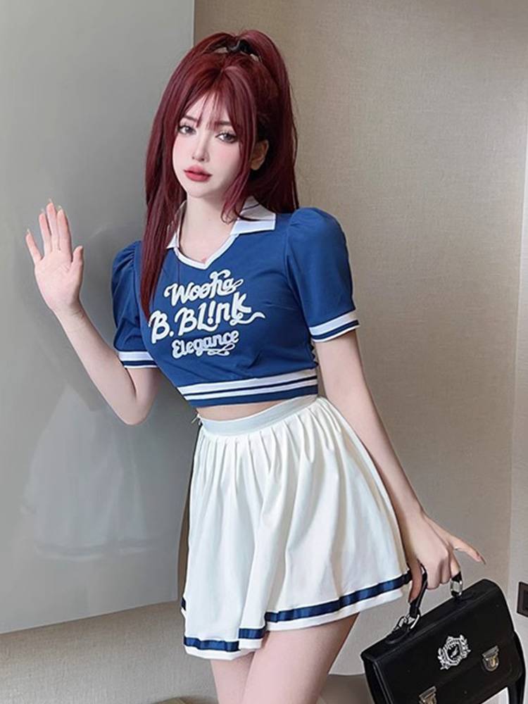 Female group gymnastics cheerleader performance service Korean ethnic dance modern dance set sports meeting opening ceremony performance service