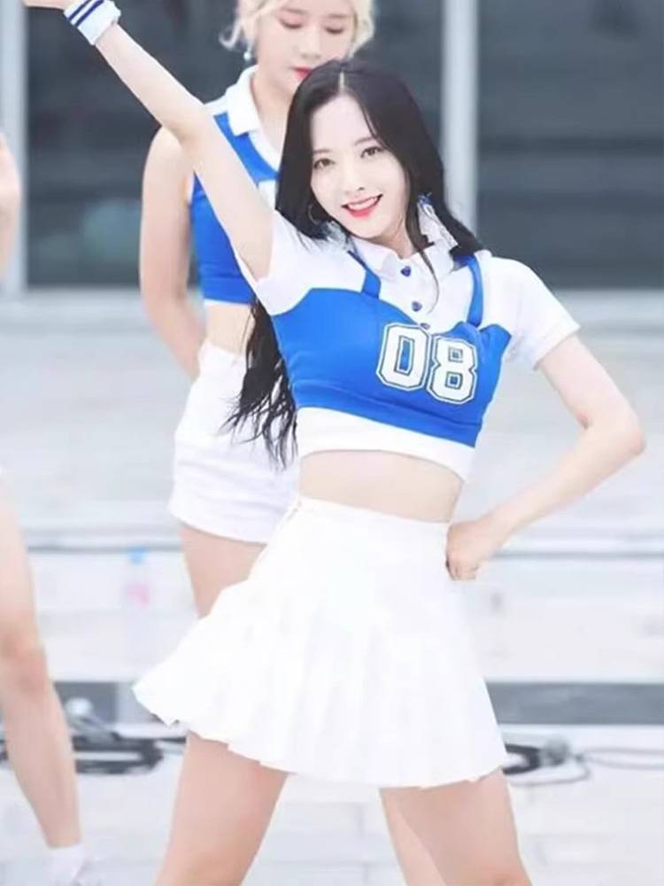 Adult football baby Lala cheerleading cheerleading team service girl group playing song performance jazz dance clothing