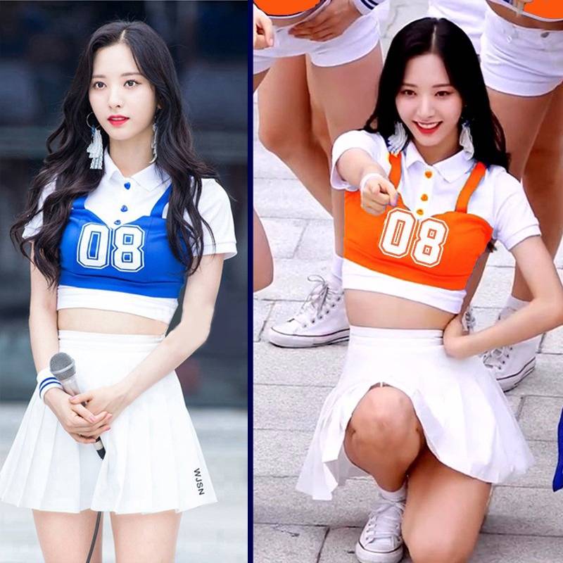 La La team clothing women's set Korean college student jazz dance performance service adult square dance health aesthetic performance service