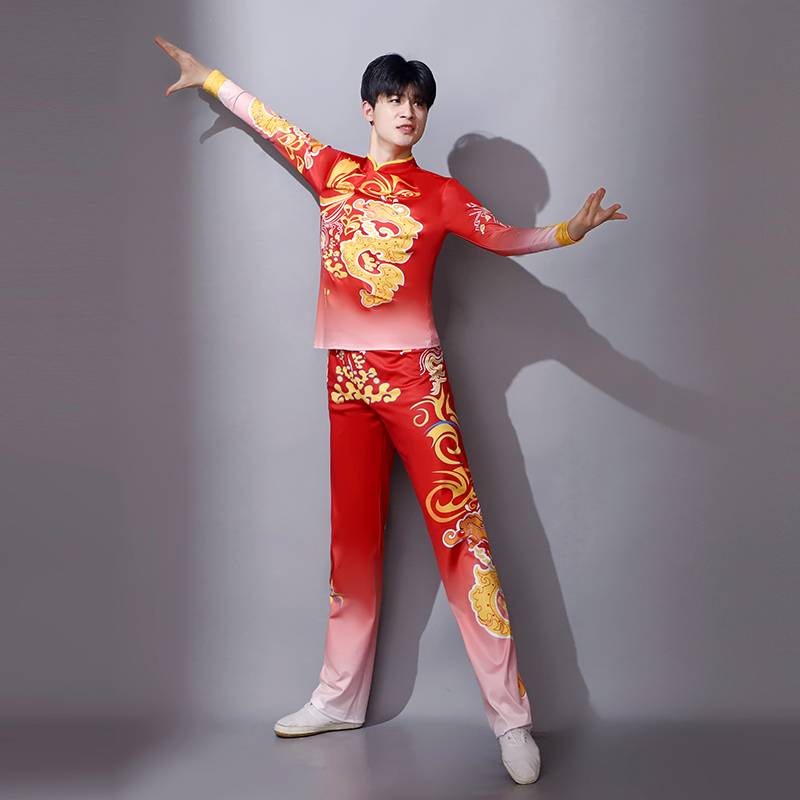 Plaza bodybuilding uniform men's and women's set performance clothing la la la fucking performance gymnastics dance Lala team games