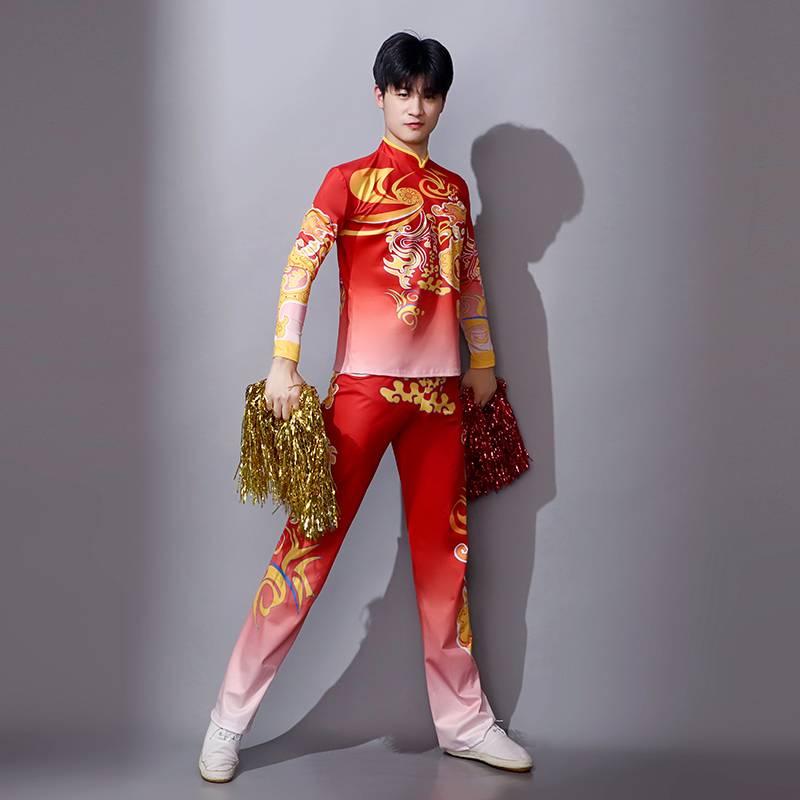 Plaza bodybuilding uniform men's and women's set performance clothing la la la fucking performance gymnastics dance Lala team games