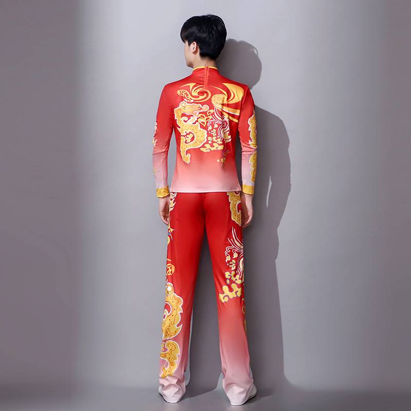 Plaza bodybuilding uniform men's and women's set performance clothing la la la fucking performance gymnastics dance Lala team games
