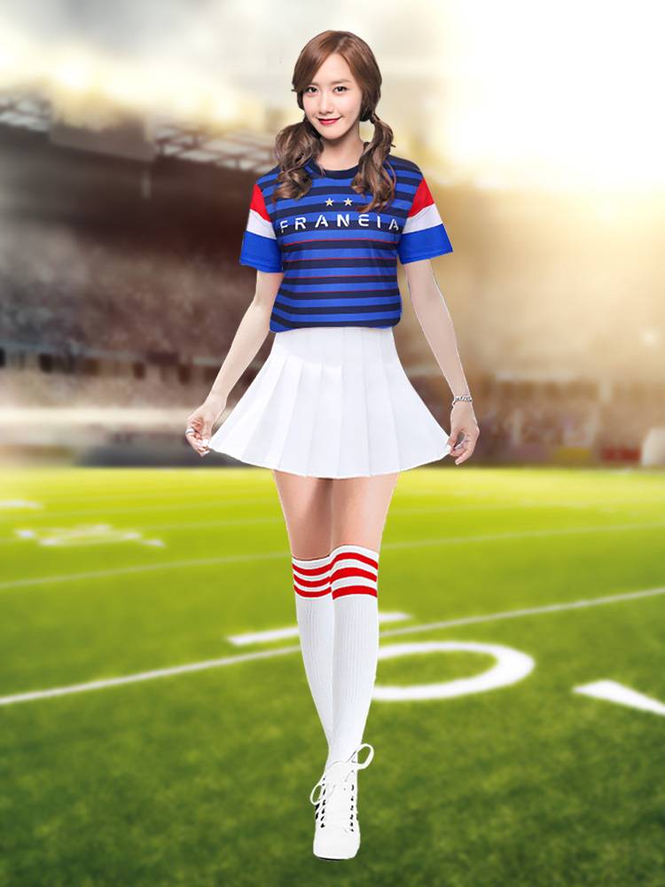 La La Ko Kenju Dance Dance Clothing European World Football Baby Cup Adult Girls Group La La Team Performance Service