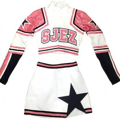 Professional cheerleading team service children's fitness exercise performances are competitive.