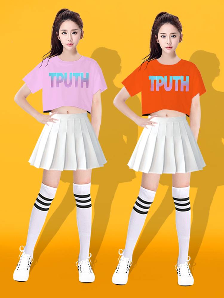 Adult cheerleading team performance service European football baby cup cheerleading cheerleading performance clothing Korean female group