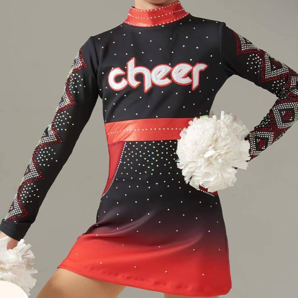 Customized children's bodybuilding exercise competitive gymnastics uniform cheerleading competition uniform games Lara team clothing girl