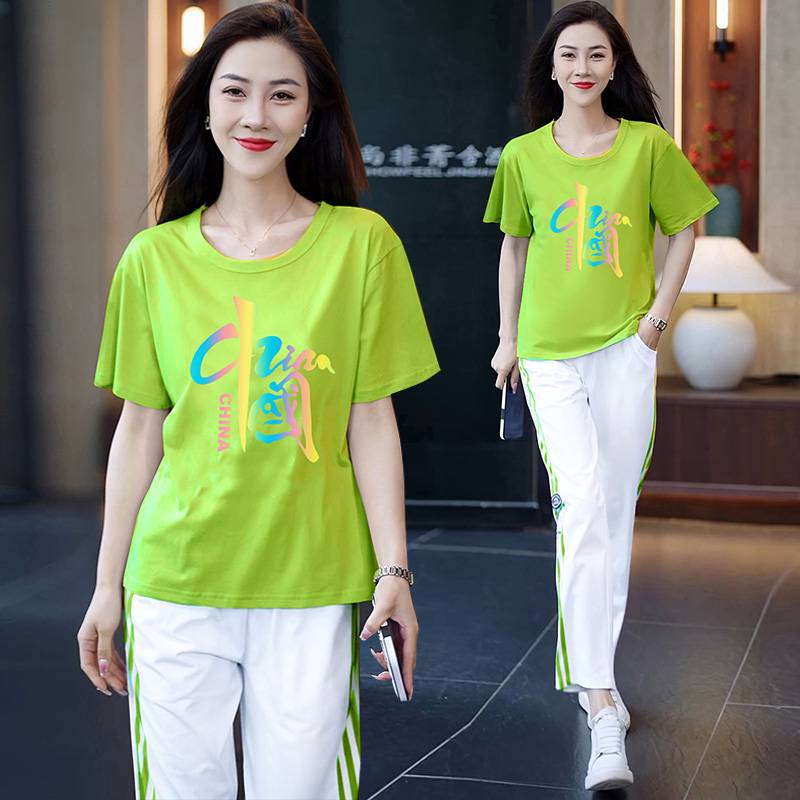 Lala team gymnastics dance clothing set women's group hip -hop 2024 new chorus stage performance service middle school students