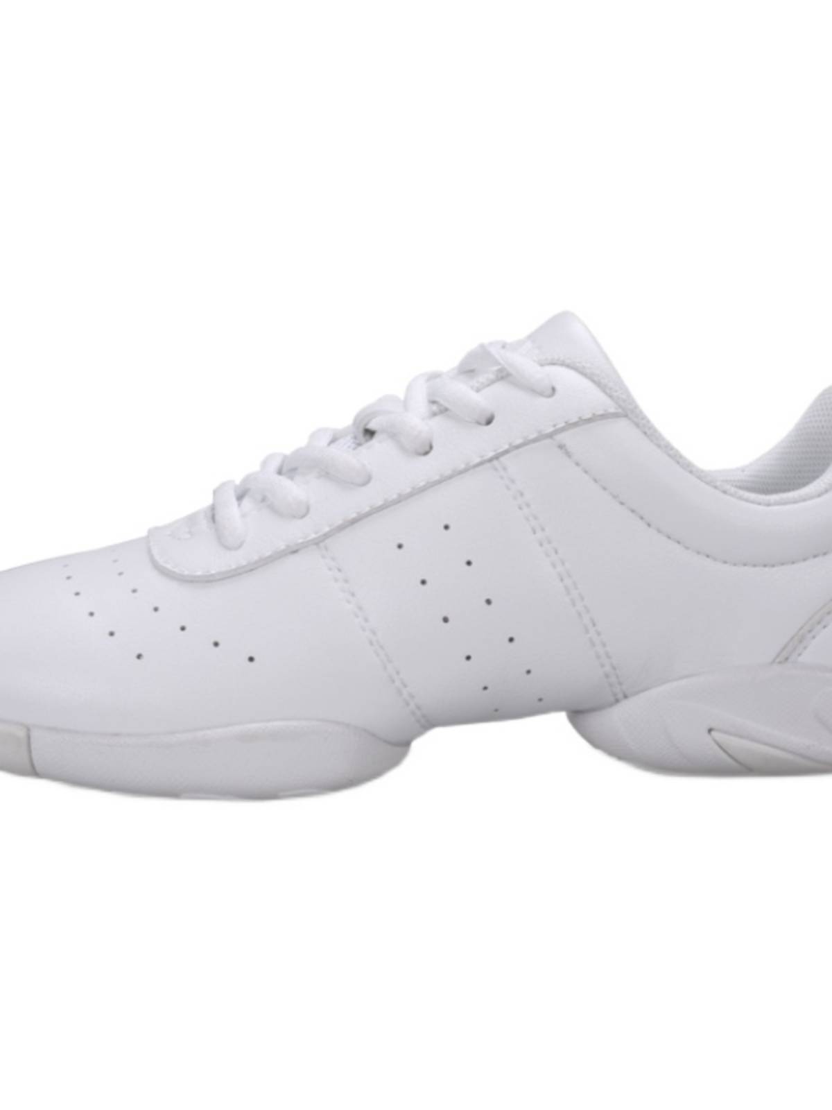 Competitive Jianmei Shoes White Adult Sports La La La Fuck Football Training Competition Shoes Soft Waves Children's Testing Dance Shoes