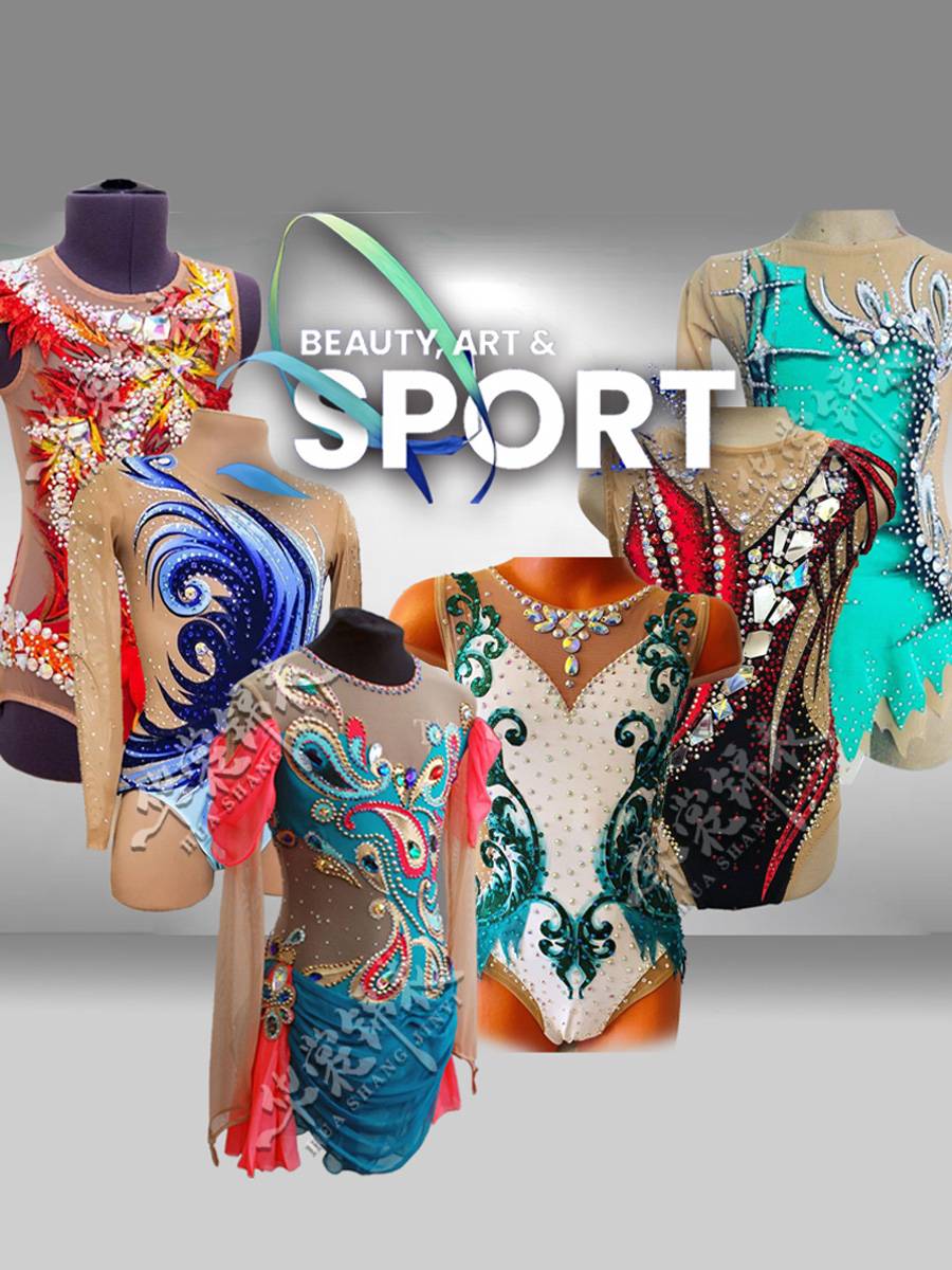 Huashang Jinyi Professional Custom Design Female Competition Art Gymnastics Clothing Children's Bonier Fuck Fuck Fuck