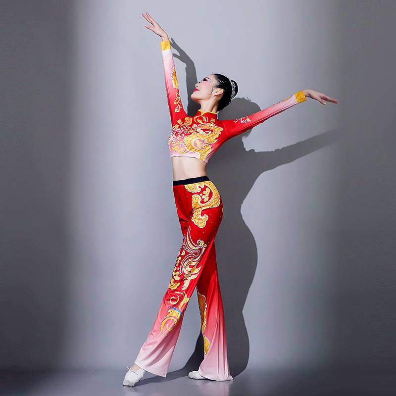 New Astronomy Fuck Fuck Dance Dance Performance Service Adult Competition La La Fuck Fuck Female Red Chinese style