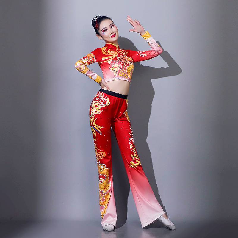 New Astronomy Fuck Fuck Dance Dance Performance Service Adult Competition La La Fuck Fuck Female Red Chinese style