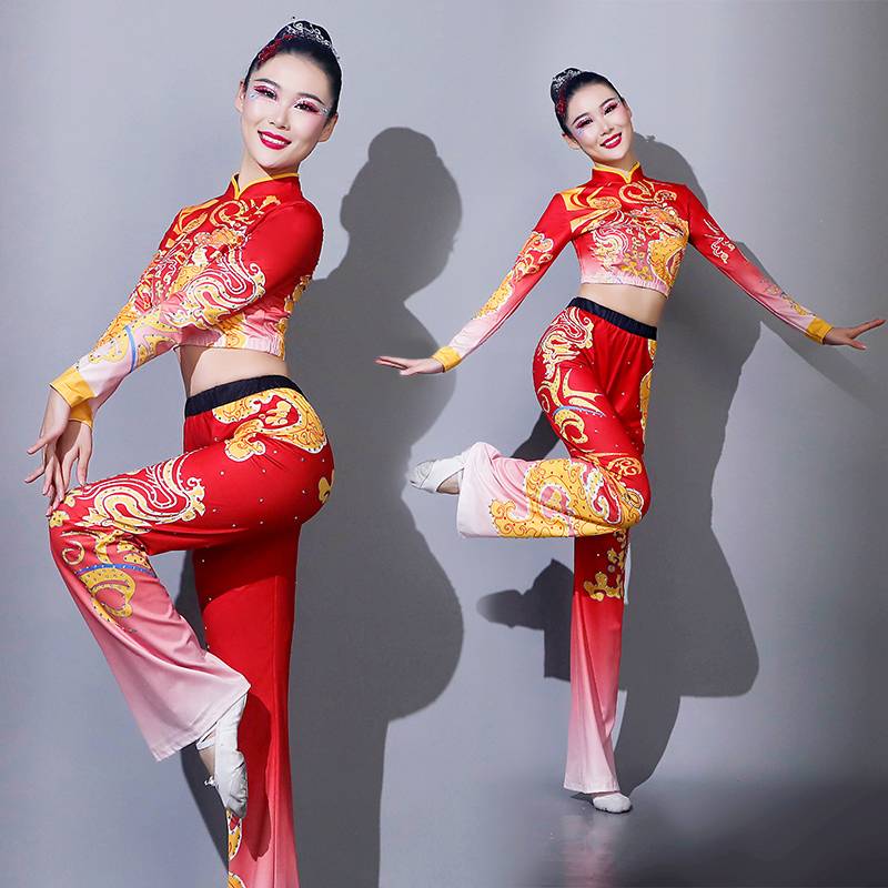 New Astronomy Fuck Fuck Dance Dance Performance Service Adult Competition La La Fuck Fuck Female Red Chinese style